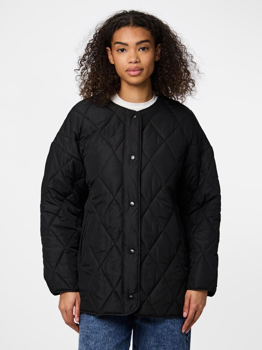 Pieces PCSTELLA QUILTED JACKET, Black, highres - 17146371_Black_003.jpg