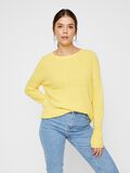 Pieces EYELET KNITTED PULLOVER, Lemon Drop, highres - 17100760_LemonDrop_003.jpg