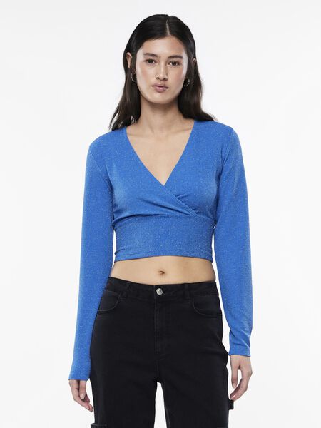 Pieces PCLINA CROP TOP, French Blue, highres - 17129943_FrenchBlue_003.jpg
