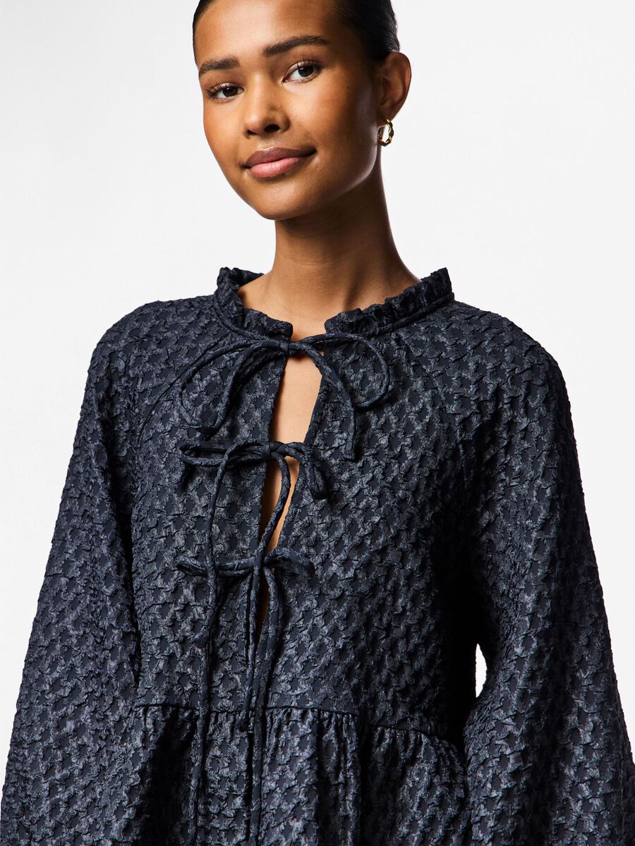 Carousel image - PCNIBE LONG SLEEVED BLOUSE, Sky Captain | 4