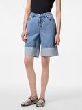 Pieces PCMINDY MW LONG DENIM SHORTS, Light Blue Denim, highres - 17161336_LightBlueDenim_003.jpg