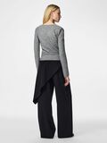 Product image thumbnail - PCMAJI WRAP KNIT, Medium Grey Melange | 2