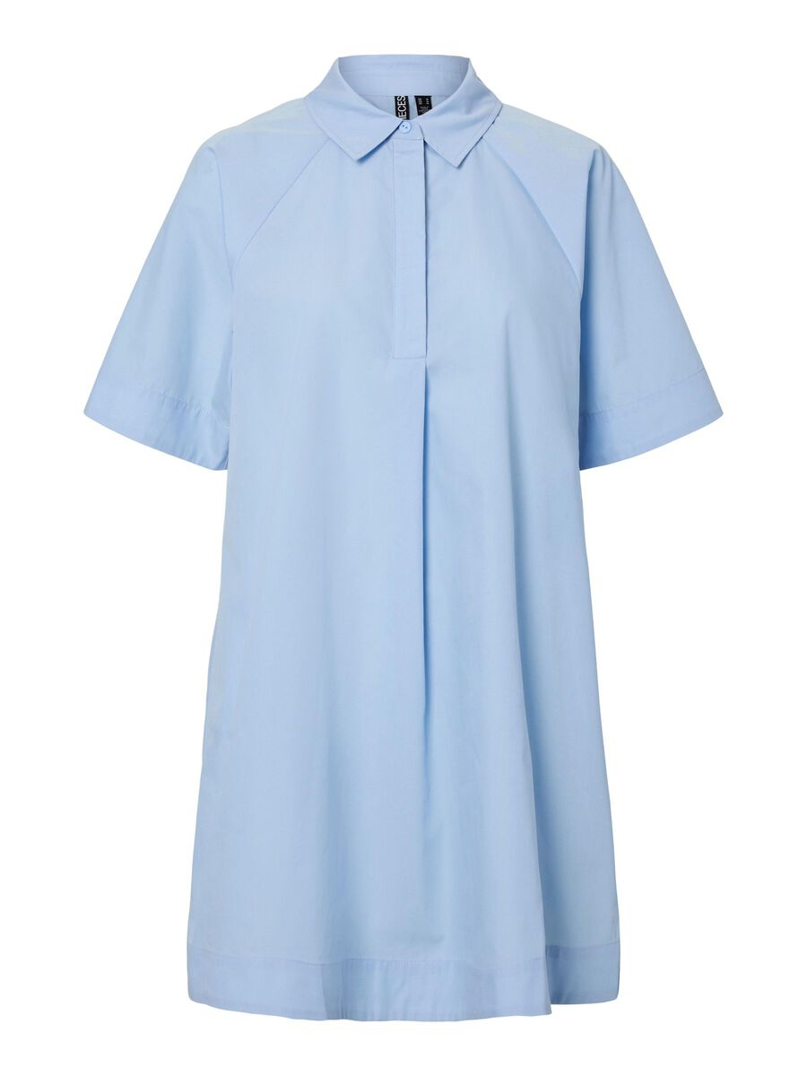 Pieces PCTONJA KORT KJOLE, Cashmere Blue, highres - 17163244_CashmereBlue_001.jpg