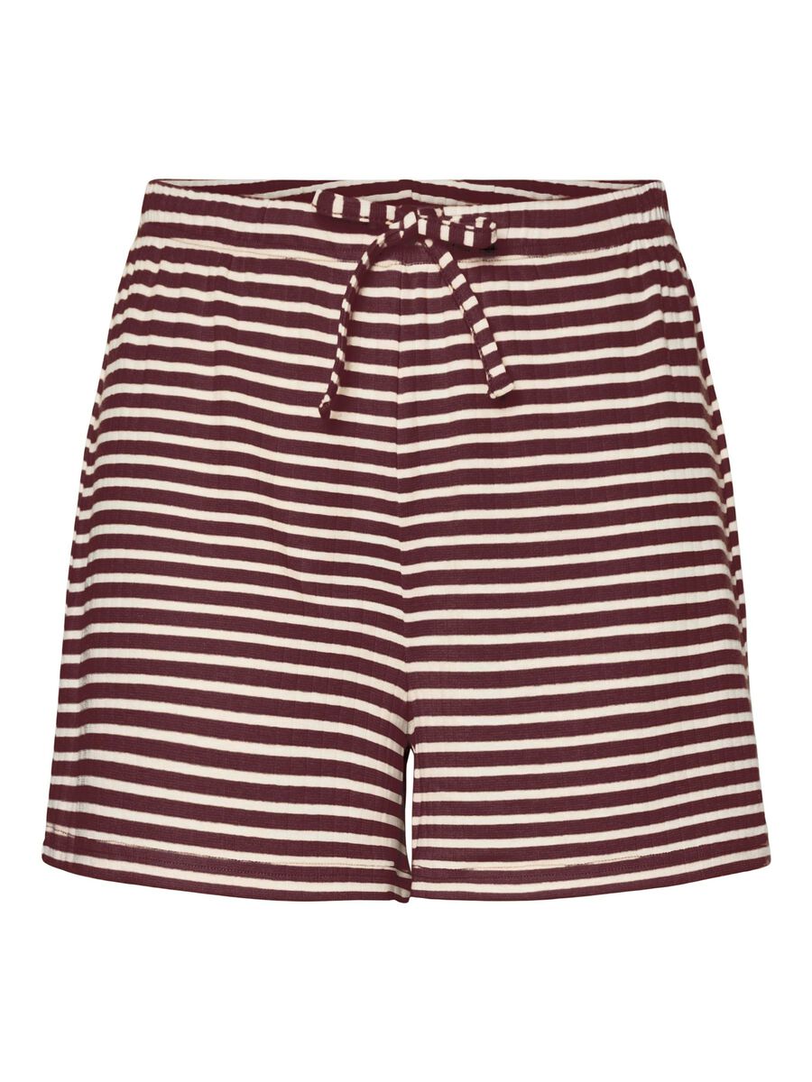 Pieces PCSOFFI HW WIDE SHORTS, Tawny Port, highres - 17158502_TawnyPort_1213555_001.jpg