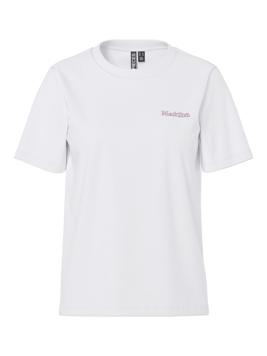Pieces PCFAST T-SHIRT, Bright White, highres - 17164110_BrightWhite_1263090_001.jpg