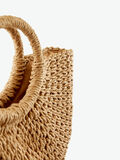 Pieces PAPER STRAW TOTE BAG, Nature, highres - 17097019_Nature_005.jpg