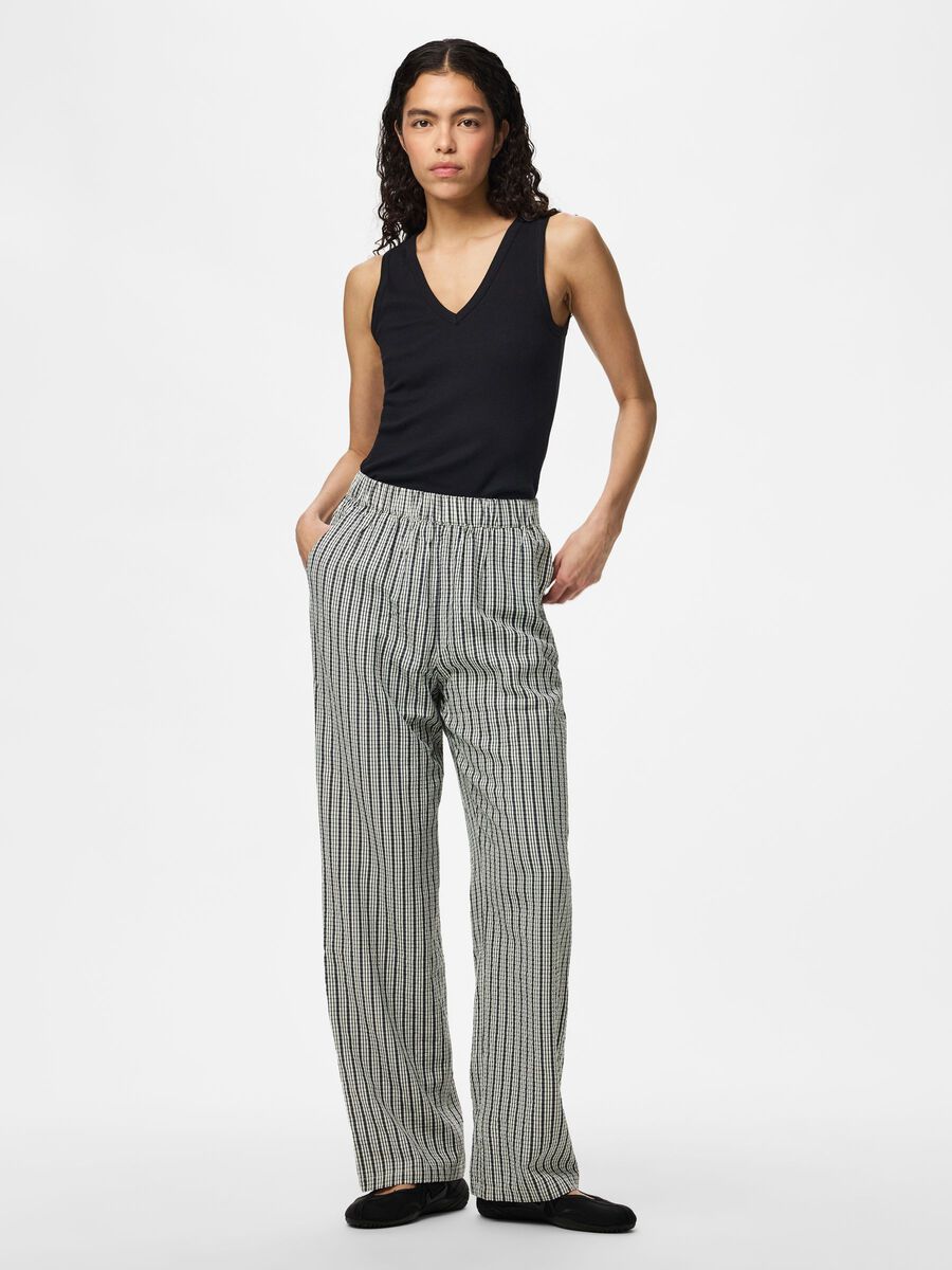 Carousel image - PCABRIELLE HW  TROUSERS, Black | 1