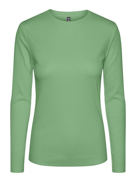 Pieces PCRUKA LONG SLEEVED TOP, Absinthe Green, highres - 17133838_AbsintheGreen_001.jpg