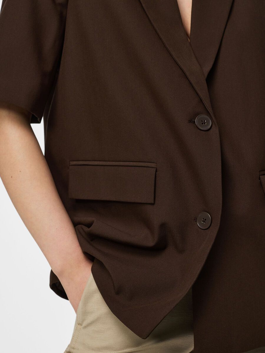 Carousel image - PCBOSELLA 2/4-ARM BLAZER, Hot Fudge | 6