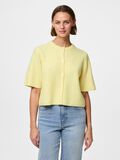 Pieces PCSILLY SHORT SLEEVED KNITTED CARDIGAN, Pale Banana, highres - 17158220_PaleBanana_1199087_003.jpg