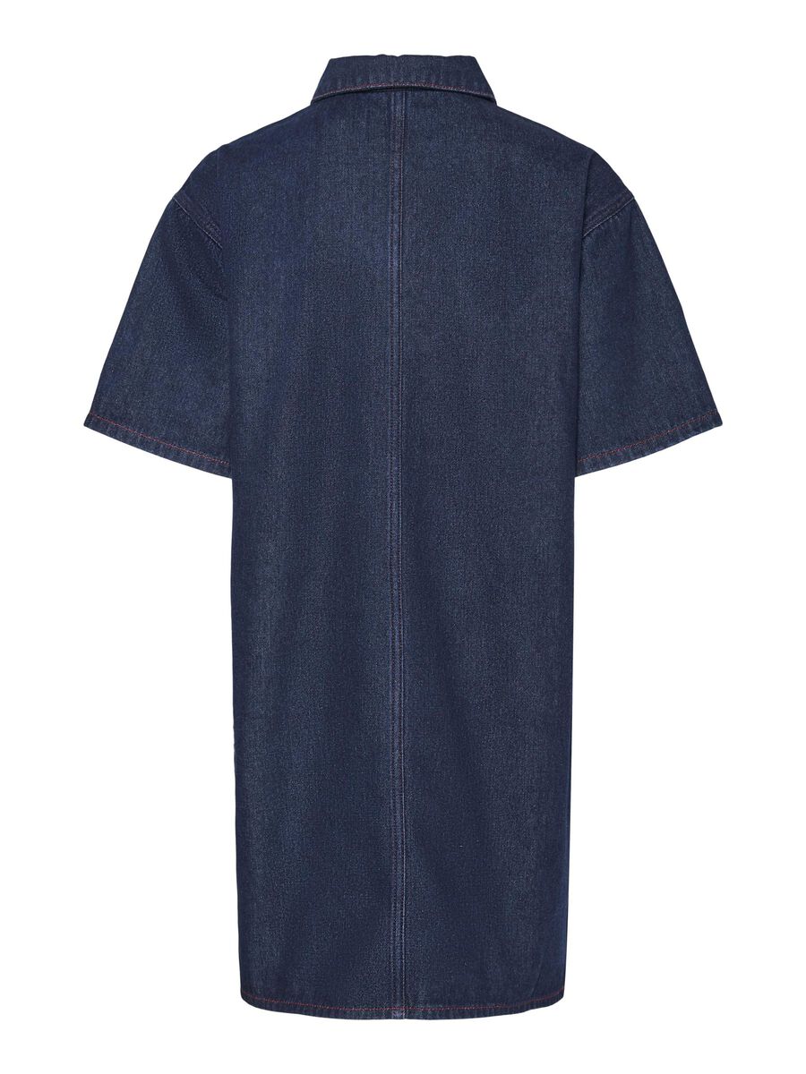 Pieces PCDEMI ROBE EN JEAN, Blue Indigo, highres - 17159731_BlueIndigo_1208772_002.jpg