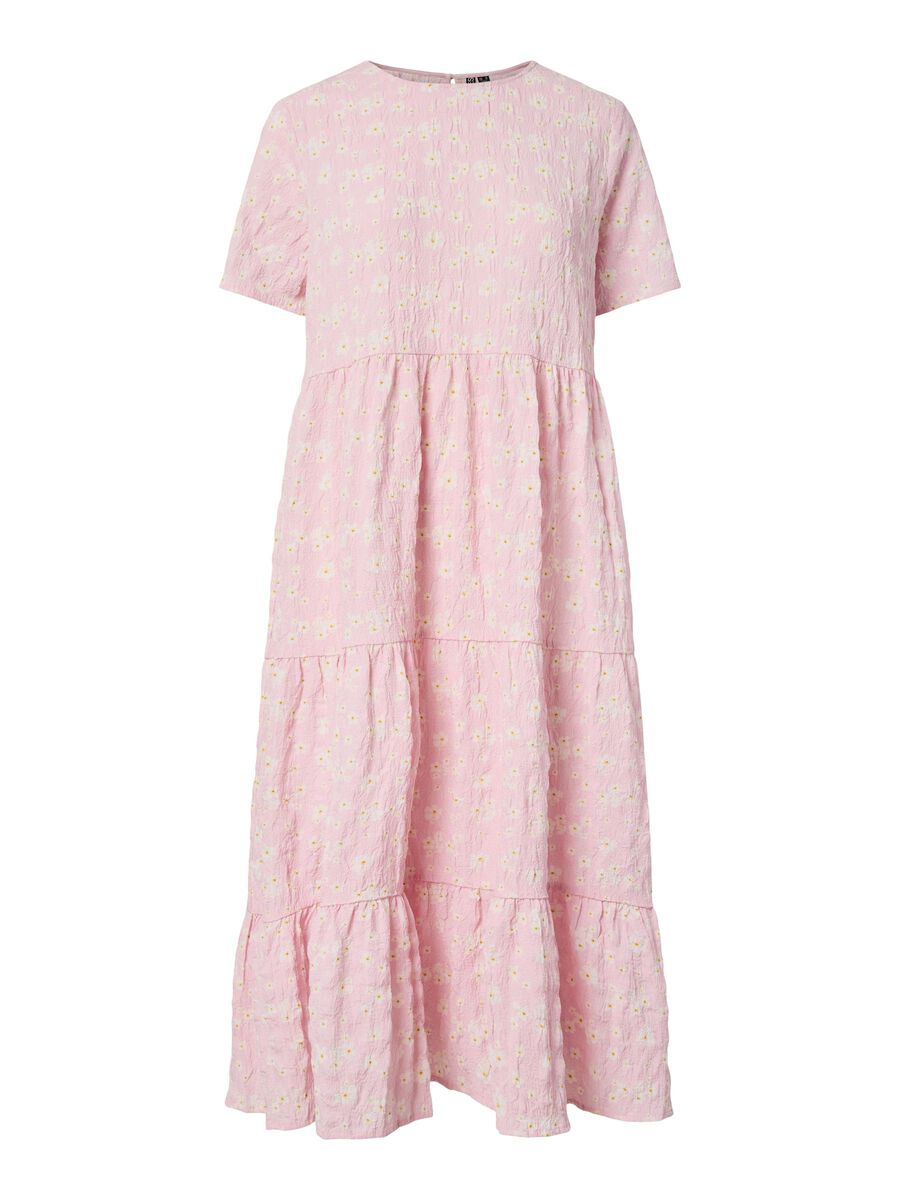 Pieces PCSTELLA MIDI DRESS, Pink Tulle, highres - 17154007_PinkTulle_1254540_001.jpg