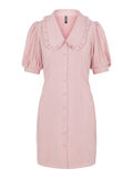 Pieces COL RUCHÉ MINI-ROBE, Misty Rose, highres - 17113700_MistyRose_001.jpg