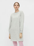 Pieces SWEAT KORT KJOLE, Light Grey Melange, highres - 17116917_LightGreyMelange_003.jpg