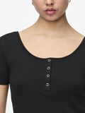 Pieces TOP A MANICHE CORTE, Black, highres - 17101439_Black_006.jpg