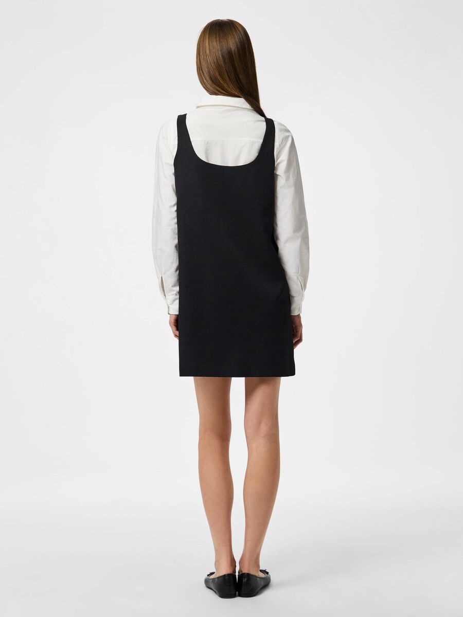 Pieces PCFILINE OVERSIZED SLIP-OVER JURK, Black, highres - 17161110_Black_004.jpg