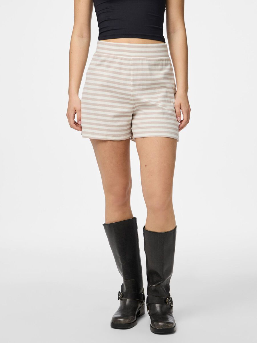 Pieces PCDONNA MW RIBB SHORTS, Silver Gray, highres - 17161308_SilverGray_1222834_003.jpg