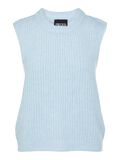 Pieces STICKAD VÄST, Cashmere Blue, highres - 17117579_CashmereBlue_001.jpg