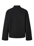 thumbnail Pclisa mandarin-verschluss jacke, colour: black, schwarze, r&uuml;ckseite