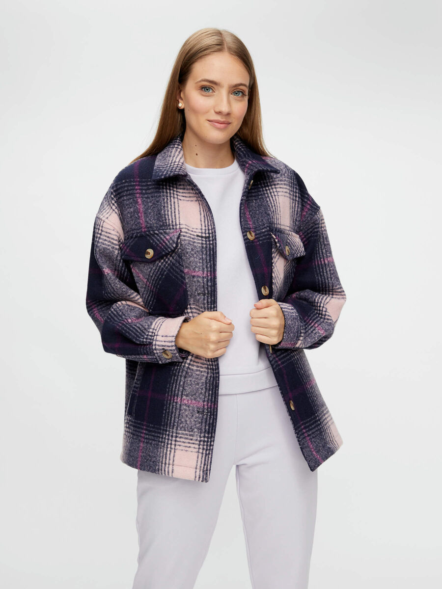 Pieces KARIERTE JACKE, Navy Blazer, highres - 17112572_NavyBlazer_842257_003.jpg