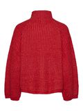 Pieces PCNELL KNITTED PULLOVER, Poppy Red, highres - 17128212_PoppyRed_002.jpg