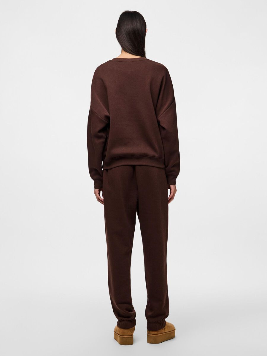 Pieces PCSASIE SWEATSHIRT, Chicory Coffee, highres - 17156647_ChicoryCoffee_1193946_004.jpg