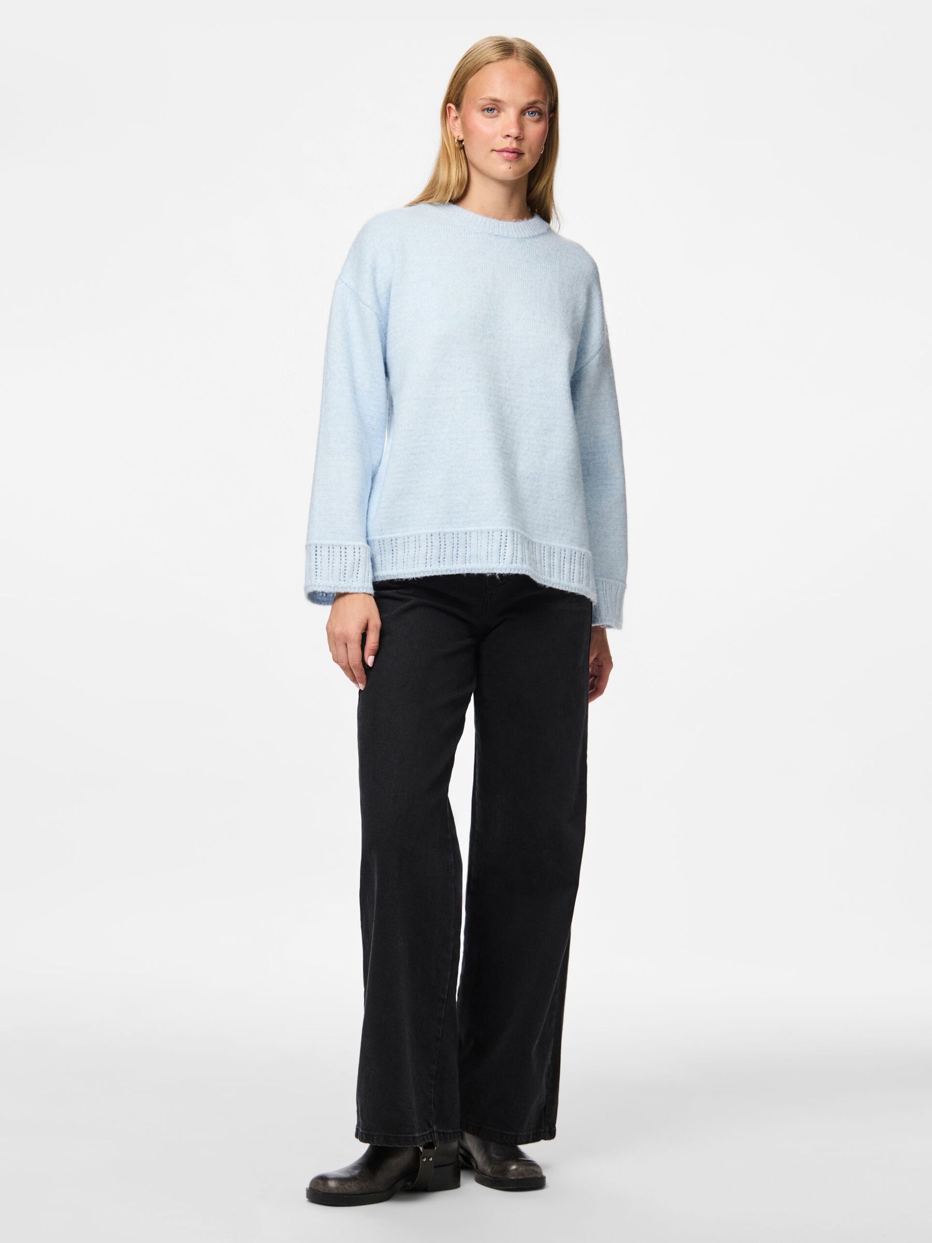 Carousel image - PCORLY - OVERSIZED PULLOVER, Cashmere Blue | 3