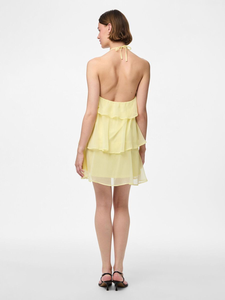Pieces PCCLARA KORT KJOLE, Pale Banana, highres - 17158617_PaleBanana_004.jpg