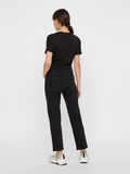 Pieces HIGH WAIST GERADER CROPPED JEANS, Black Denim, highres - 17100797_BlackDenim_004.jpg