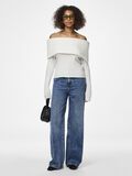 Pieces PCRIKO OFF SHOULDER KNITTED JUMPER, Cloud Dancer, highres - 17153014_CloudDancer_007.jpg