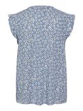 Pieces PCNYA TOP MED KORTE ÆRMER, Faded Denim, highres - 17147804_FadedDenim_1091560_002.jpg
