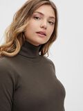 Mama.licious TOPS REGULAR FIT COL HAUT TOP, Black Olive, highres - 20013689_BlackOlive_006.jpg