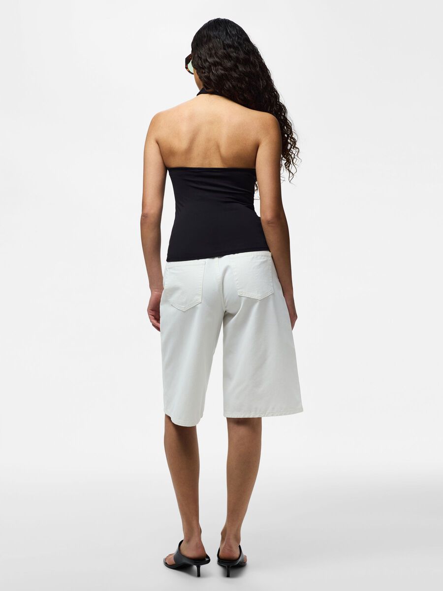 Product carousel image - PCLULA HALTERNECK TOP, Black | 2