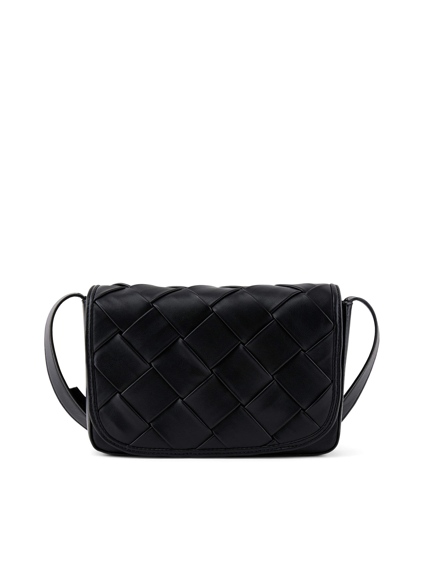 BRAIDED CROSSBODY BAG Black PIECES UK