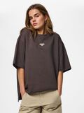 Product image thumbnail - PCMUNA OVERSIZE T-SHIRT, Hot Fudge | 1