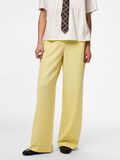 Product image thumbnail - PCKAMIL WIDE-LEG TROUSERS, French Vanilla | 3