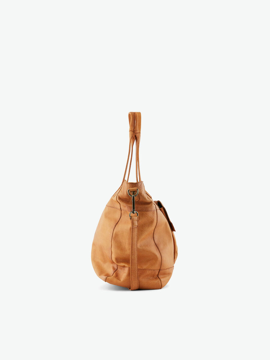 Pieces CUIR SAC DE WEEK-END, Cognac, highres - 17098428_Cognac_004.jpg