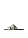 Pieces DOUBLE-STRAP LEATHER SANDALS, Harbor Gray, highres - 17094605_HarborGray_001.jpg