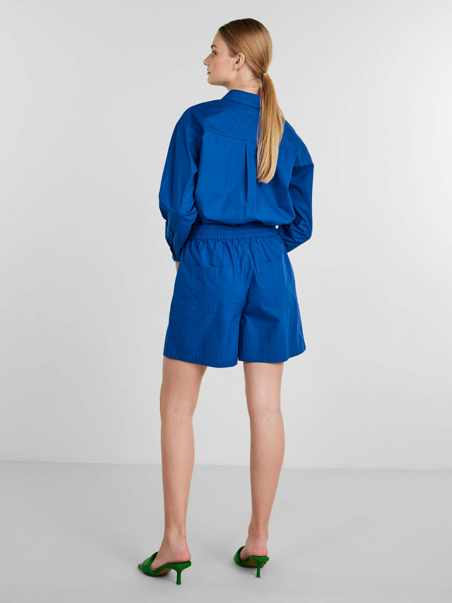 Pieces PCAVA SHORTS, Mazarine Blue, highres - 17130942_MazarineBlue_004.jpg