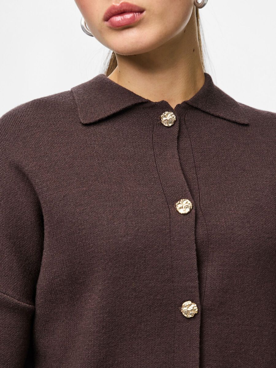 Carousel image - PCJASSY POLO STRIKKET CARDIGAN, Delicioso | 4