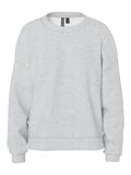 Pieces PCCHILLI LOOSE FIT SWEATSHIRT, Light Grey Melange, highres - 17156302_LightGreyMelange_001.jpg