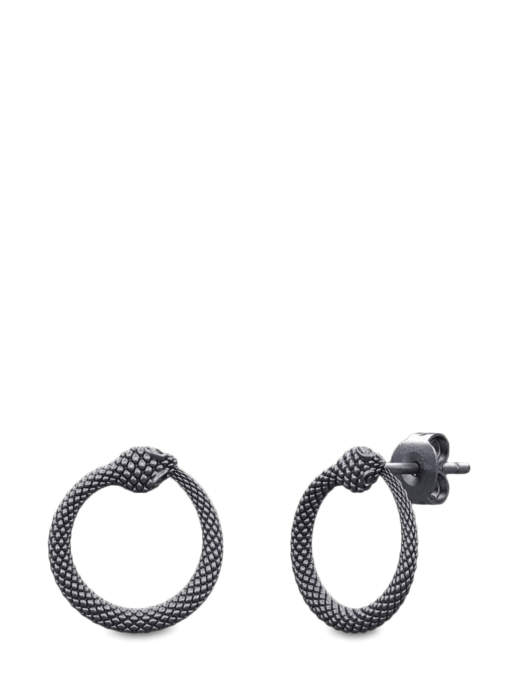 Oxidized sterling silver earrings online