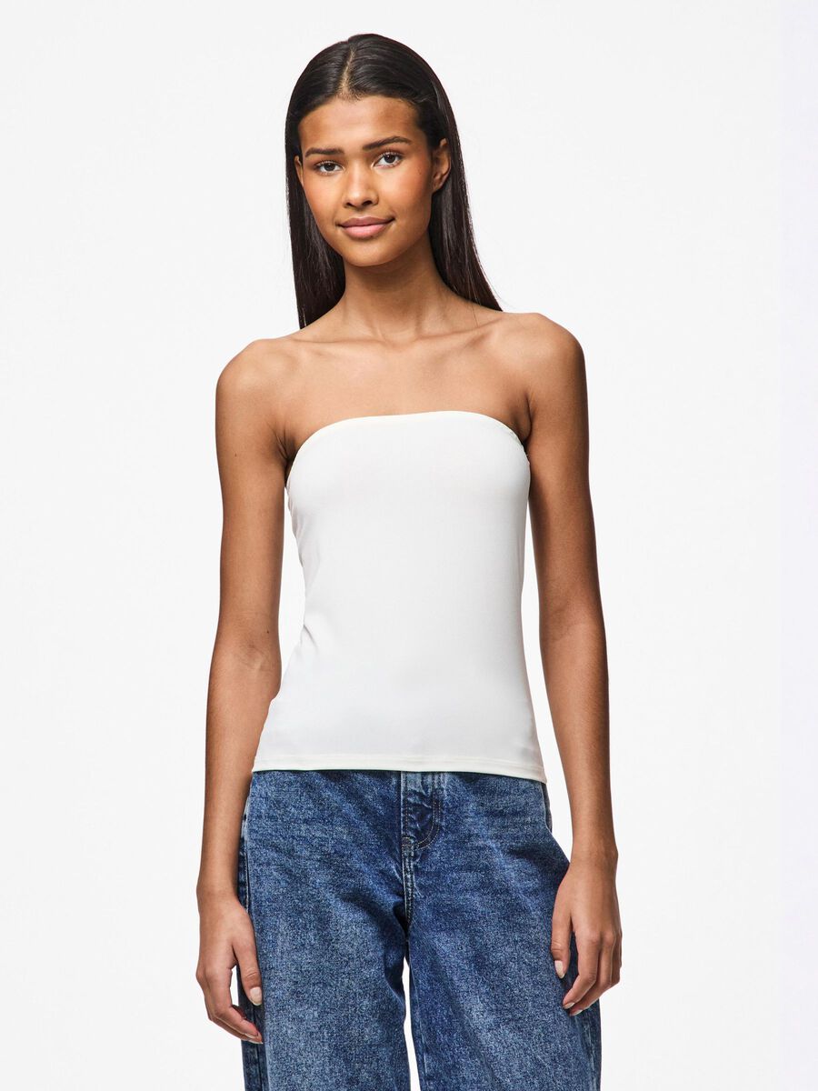 Pieces PCMADISON  TUBE TOP, Cloud Dancer, highres - 17154971_CloudDancer_003.jpg