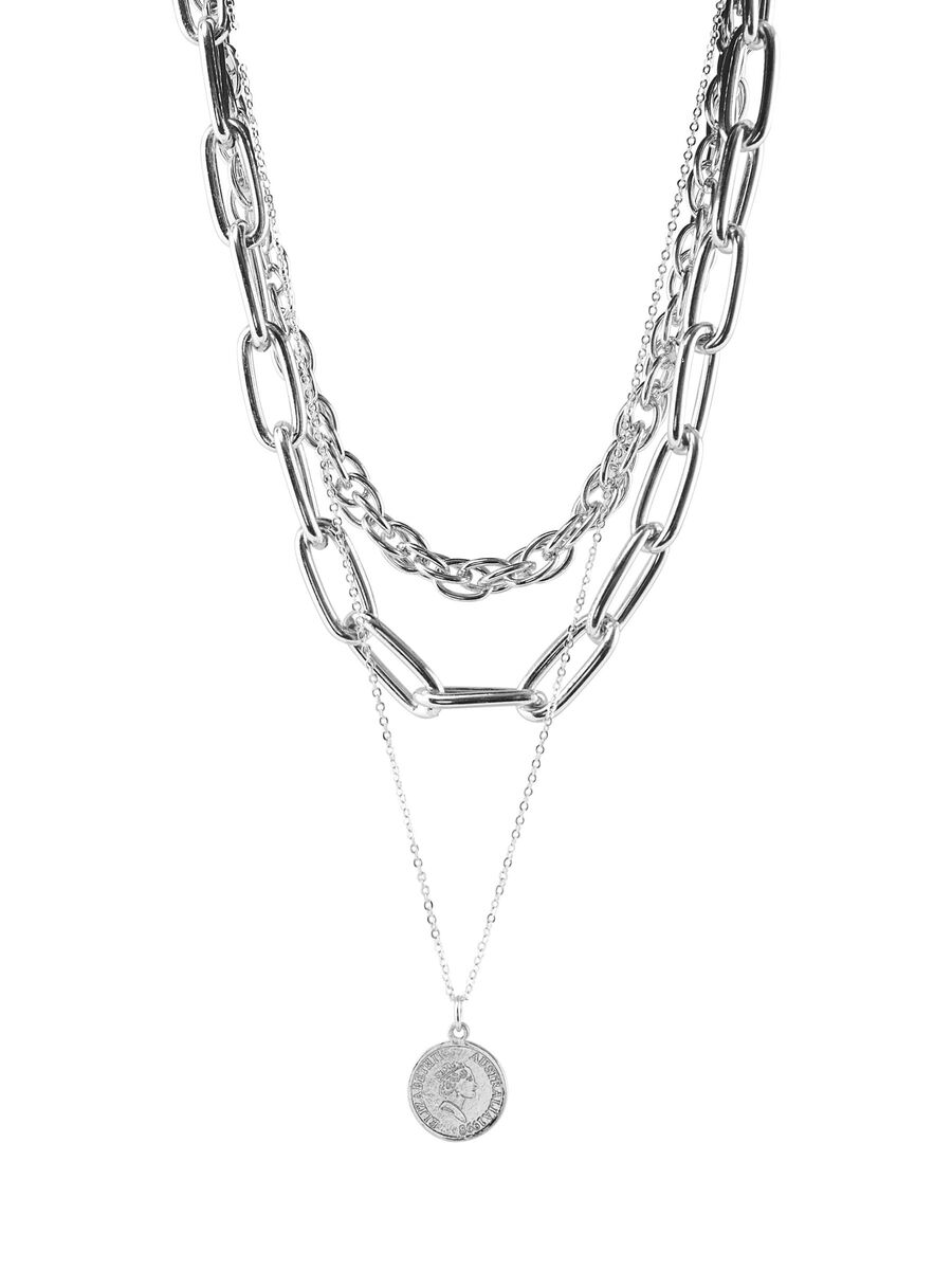 Pieces 3 CHAIN IN 1 NECKLACE, Silver Colour, highres - 17113403_SilverColour_008.jpg