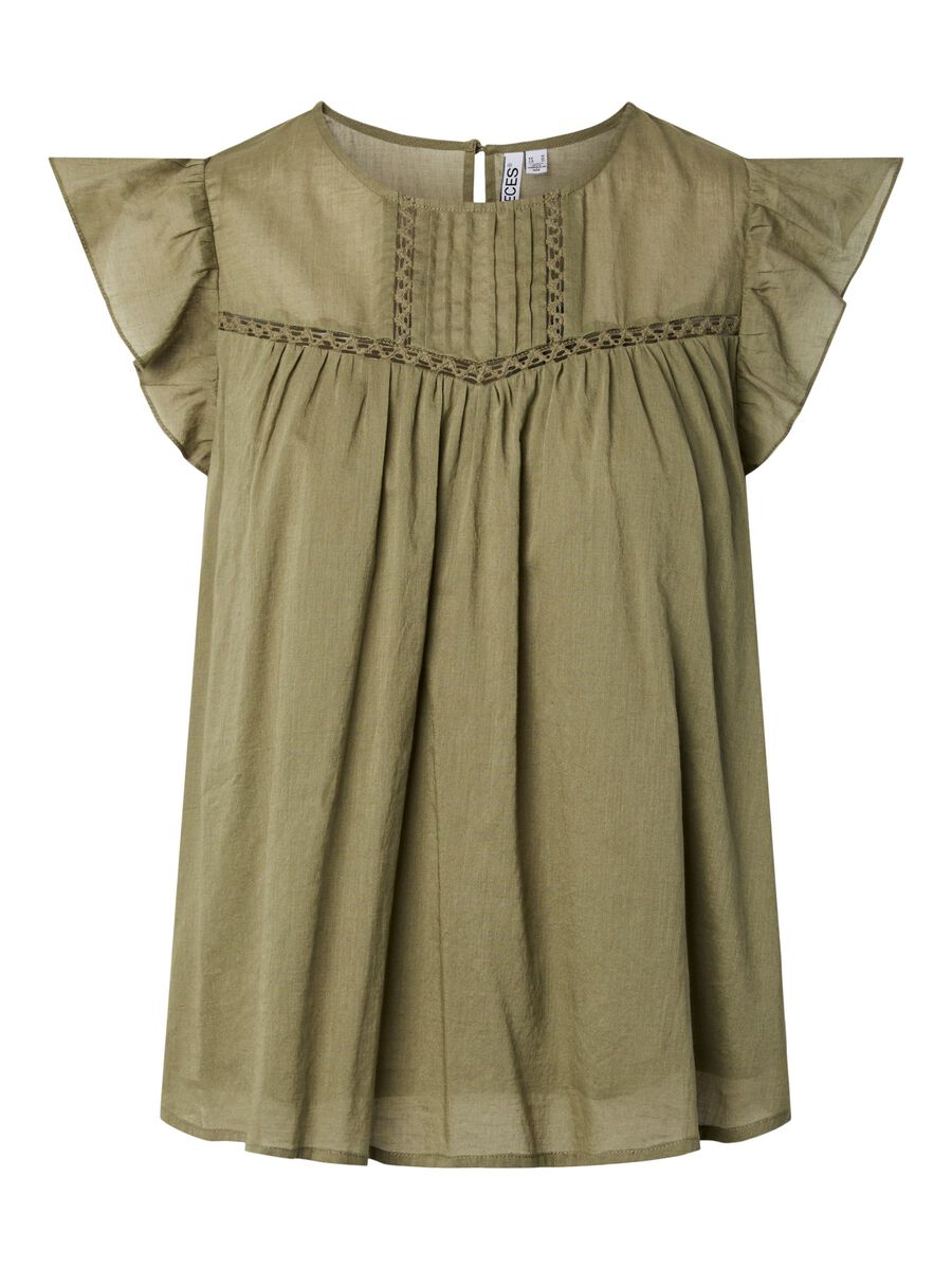Product carousel image - TOP SENZA MANICHE, Burnt Olive | 2