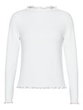 Product image thumbnail - PCNICCA LONG SLEEVED TOP, Bright White | 6