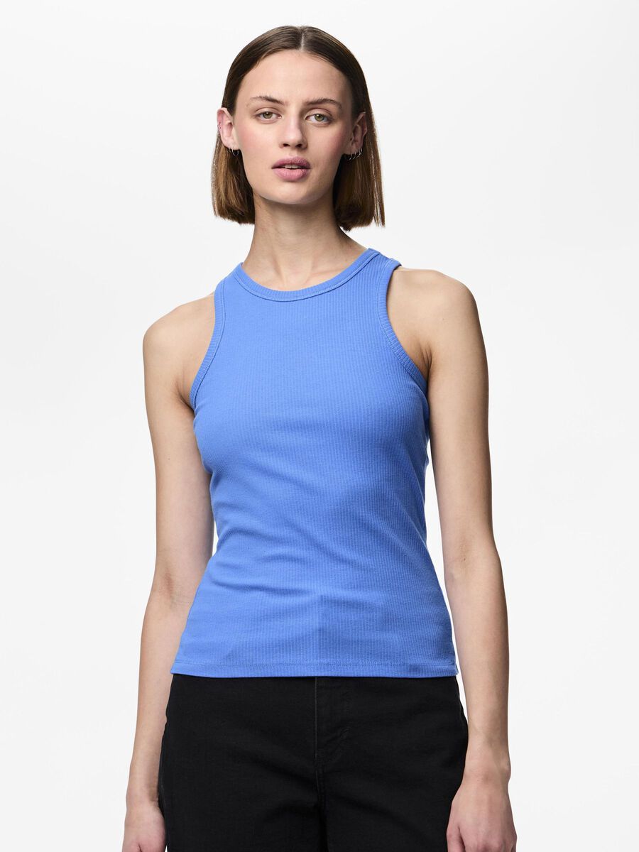 Pieces PCRUKA TANK TOP, French Blue, highres - 17133673_FrenchBlue_003.jpg