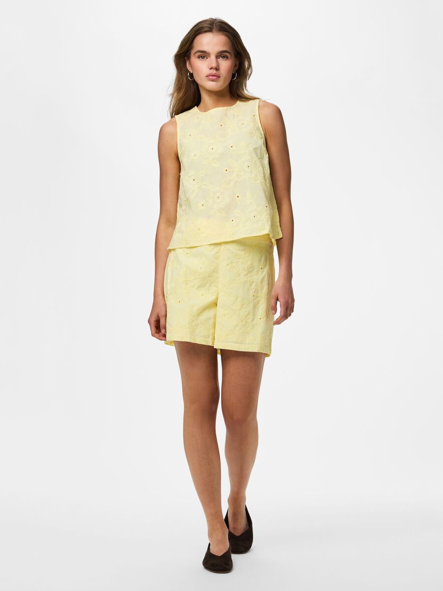 Carousel image - PCGINGER SLEEVELESS TOP, French Vanilla | 5