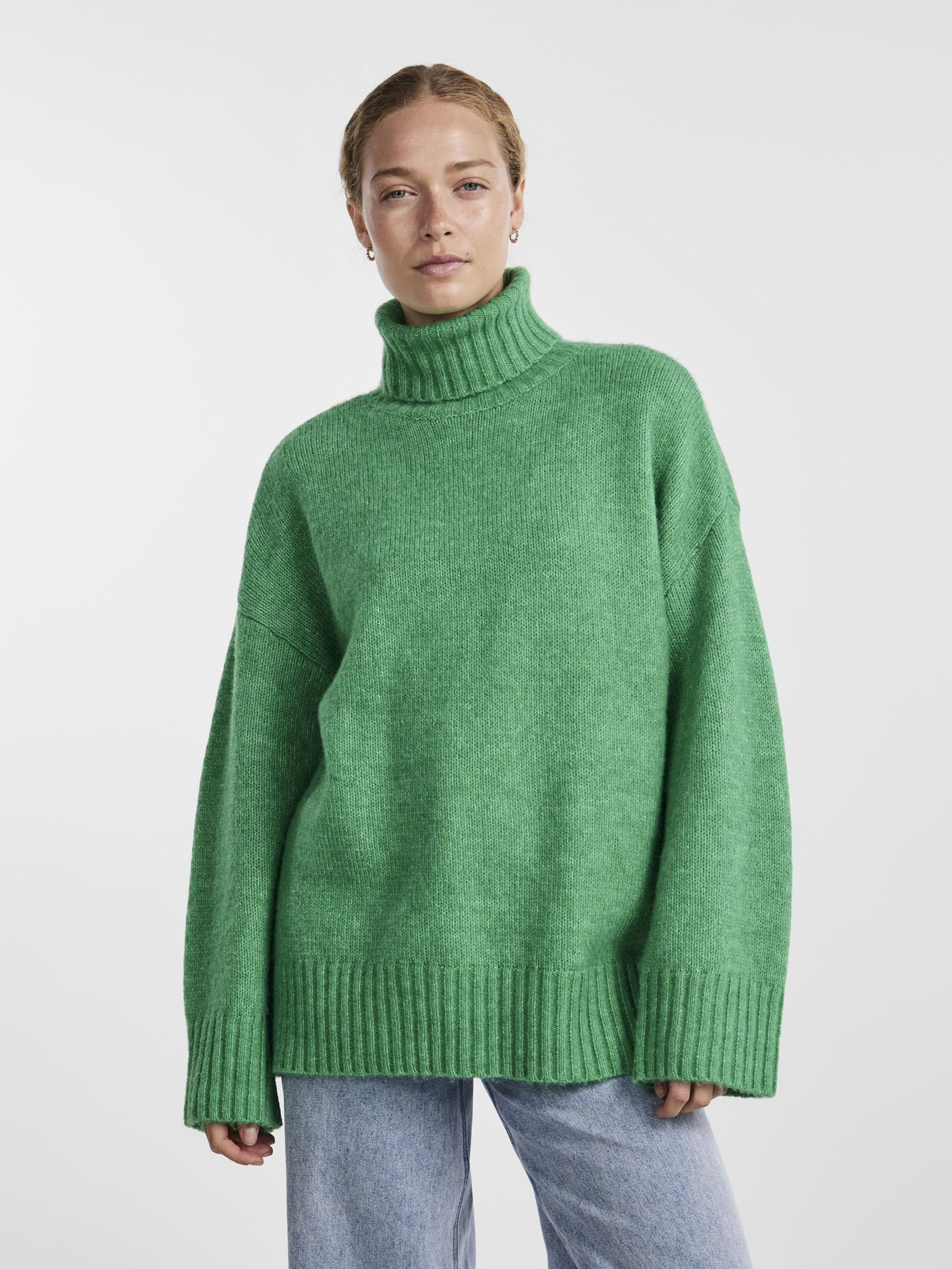 PCNANCY TURTLENECK Green PIECES Austria
