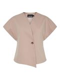 Pieces PCFAMI SHORT SLEEVED BLAZER, Silver Mink, highres - 17162522_SilverMink_001.jpg